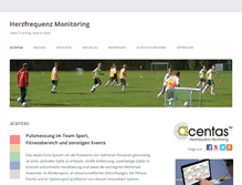 Tablet Screenshot of acentas.com